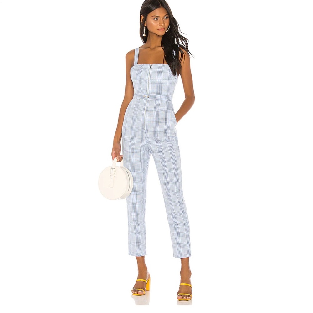 Lovers + Friends Aisha Jumpsuit in Baby Blue